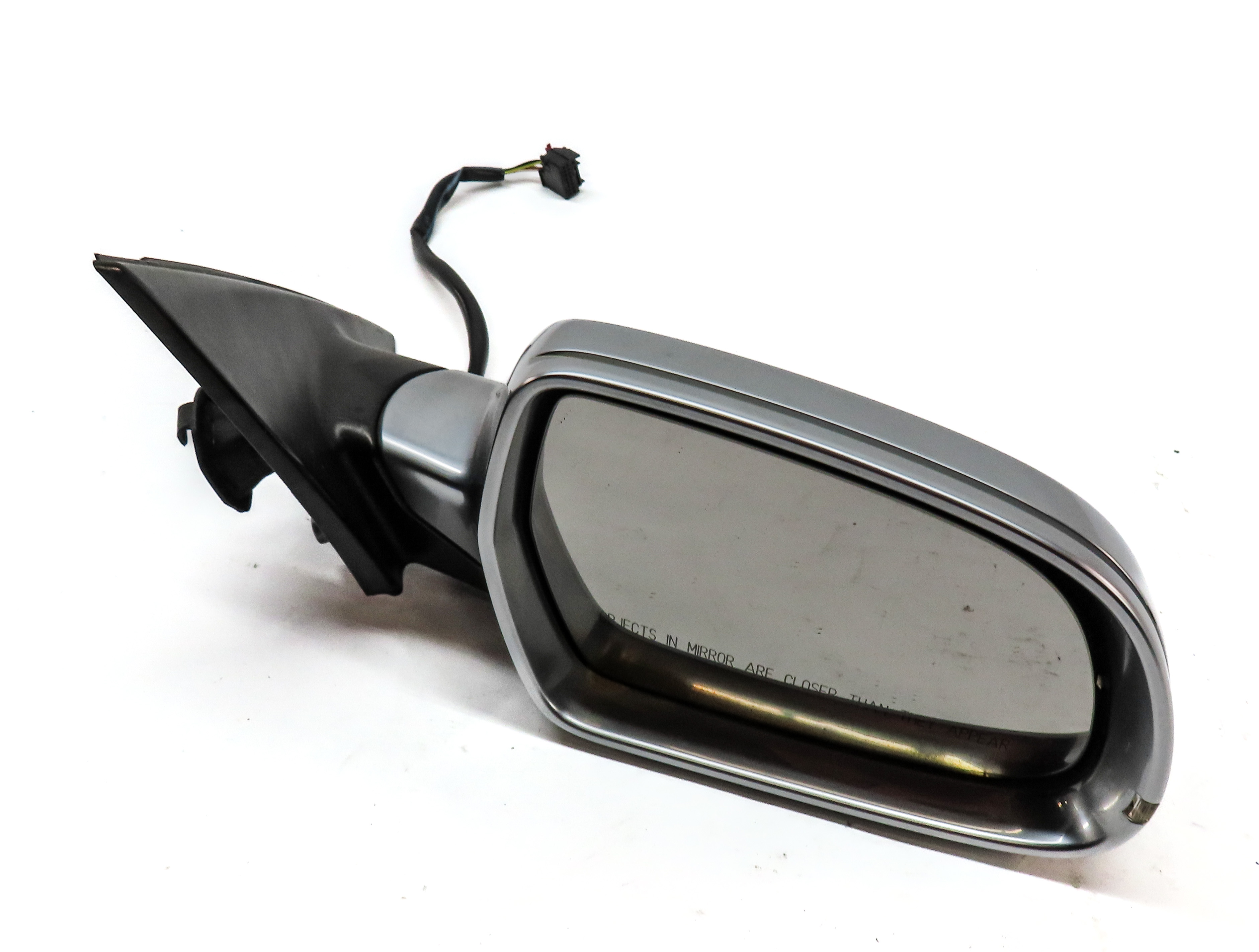 10-16 AUDI S4 (B8 8K) RIGHT PASSENGER HEATED DOOR MIRROR (ALUMINUM) & BLINKER — exact item pictured